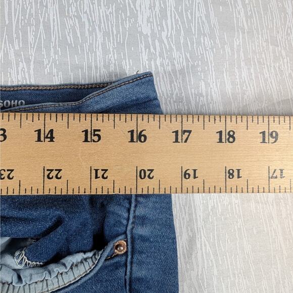 Nicole Miller Jeans Womens Size 16 Blue Soho High Rise Ankle Skinny Jeans - Picture 6 of 9